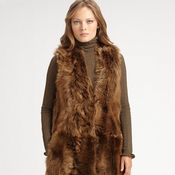 Ralph Lauren Fall/Winter '11 Blonde Lamb Shearling Vest - Picture 7 of 16